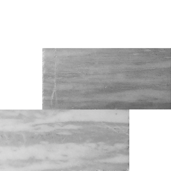 12x24 CARRARA GRAY PolishedBEVELED Marble Tile